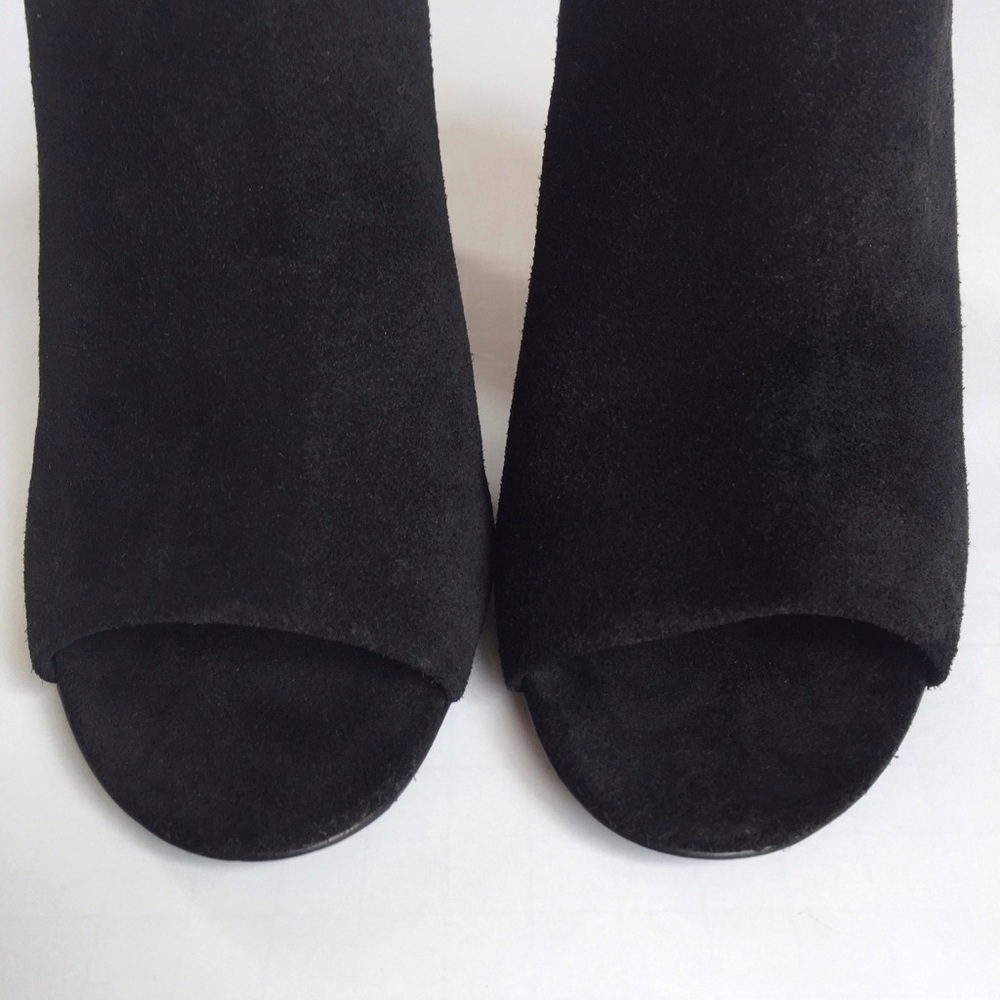 Tory Burch Raya Nubuck Peep Toe Mule - Picture 5 of 8