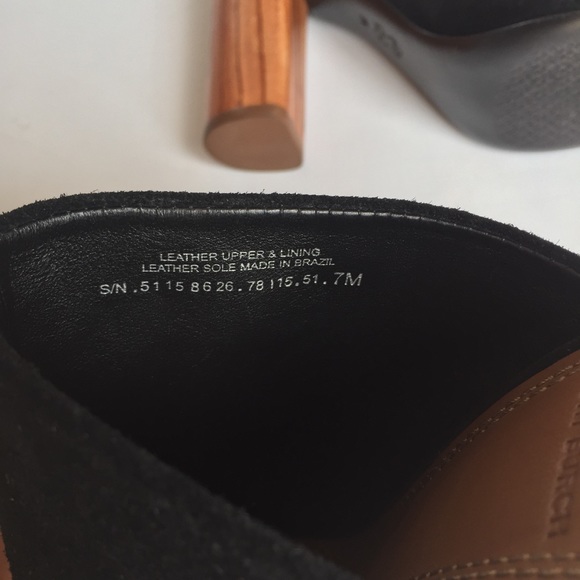 Tory Burch Raya Nubuck Peep Toe Mule - Picture 8 of 8