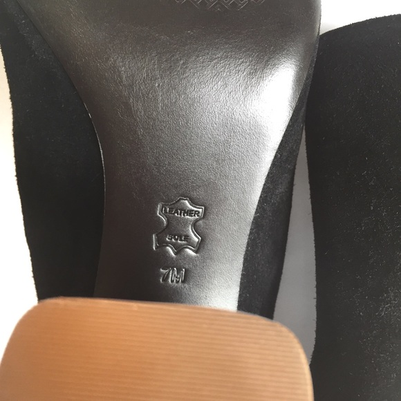 Tory Burch Raya Nubuck Peep Toe Mule - Picture 7 of 8