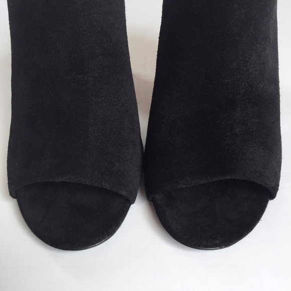 Tory Burch Raya Nubuck Peep Toe Mule - Picture 5 of 8