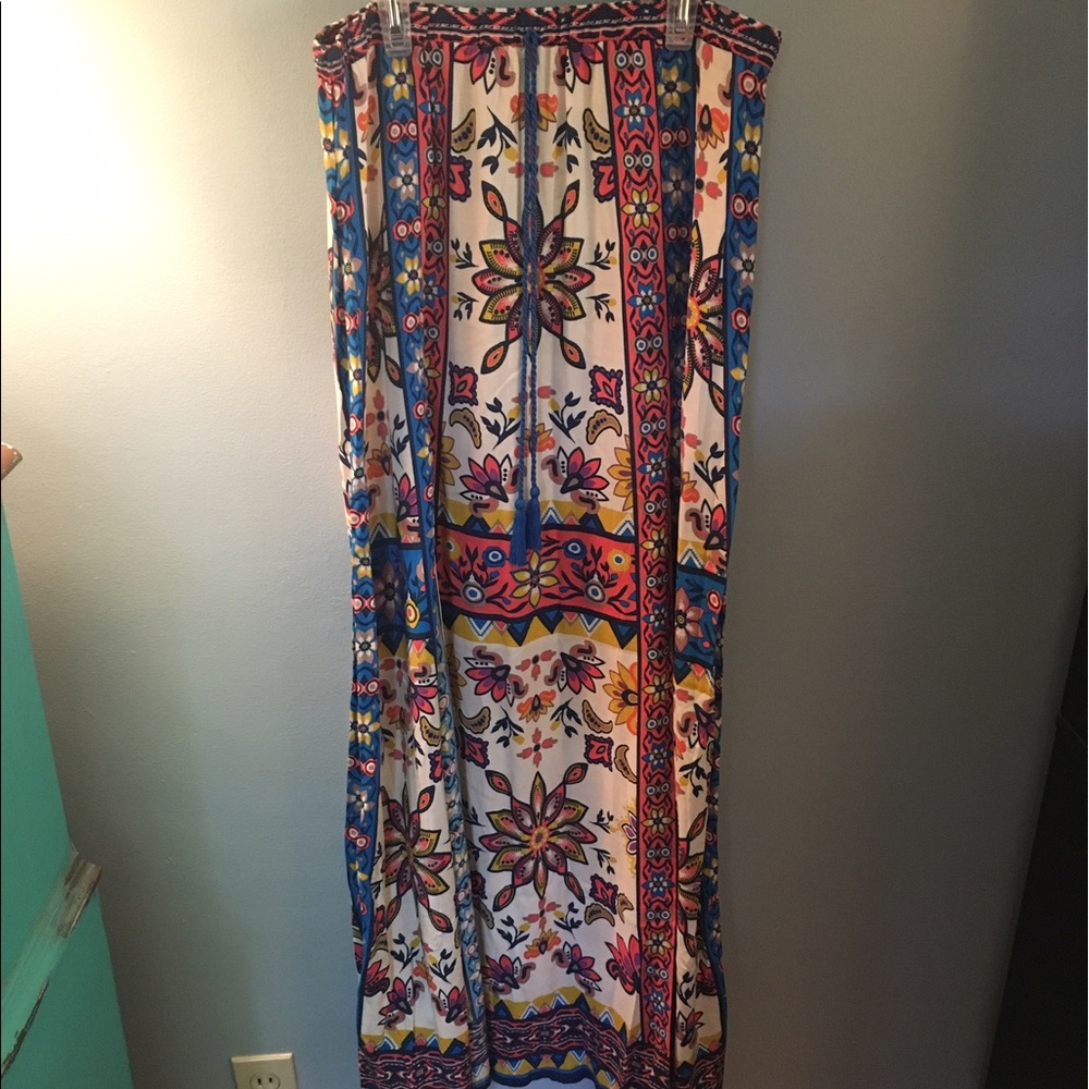 Multicolored maxi skirt
