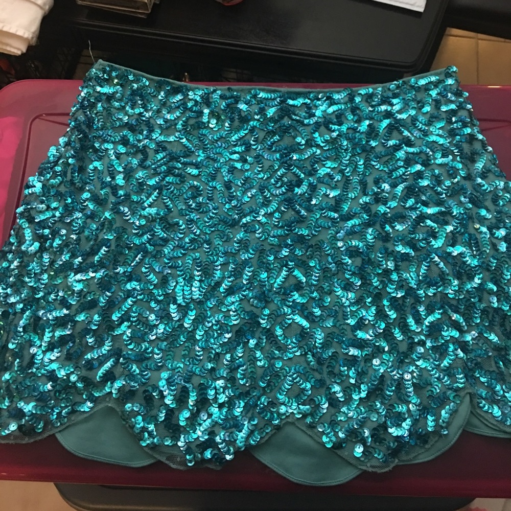 super rare vintage betsey johnson sequin skirt 8