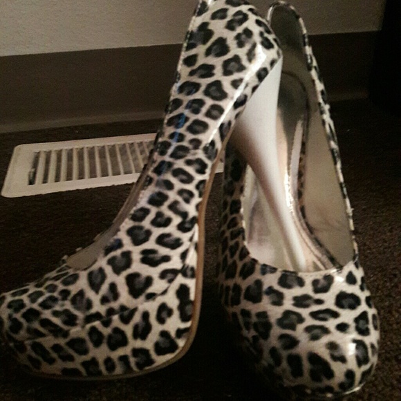 Printed platform heels - Picture 3 of 4