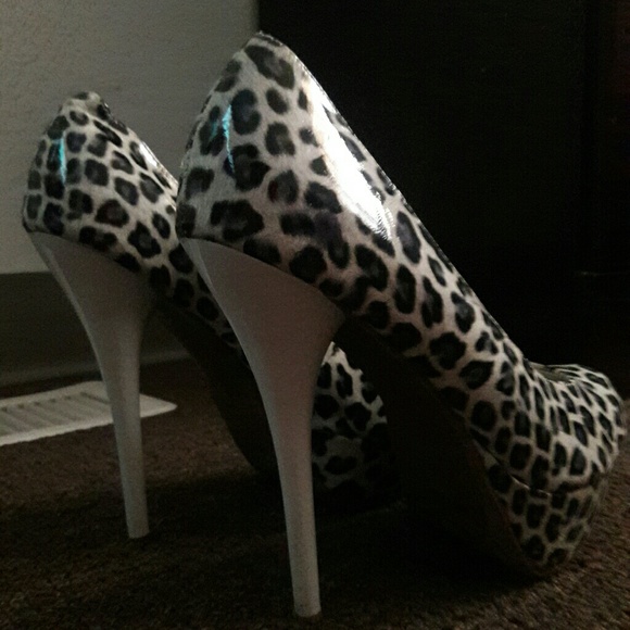 Printed platform heels - Picture 4 of 4