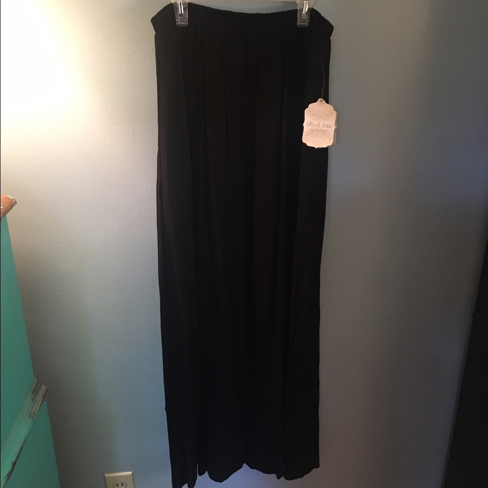 Altar'd State black maxi skirt