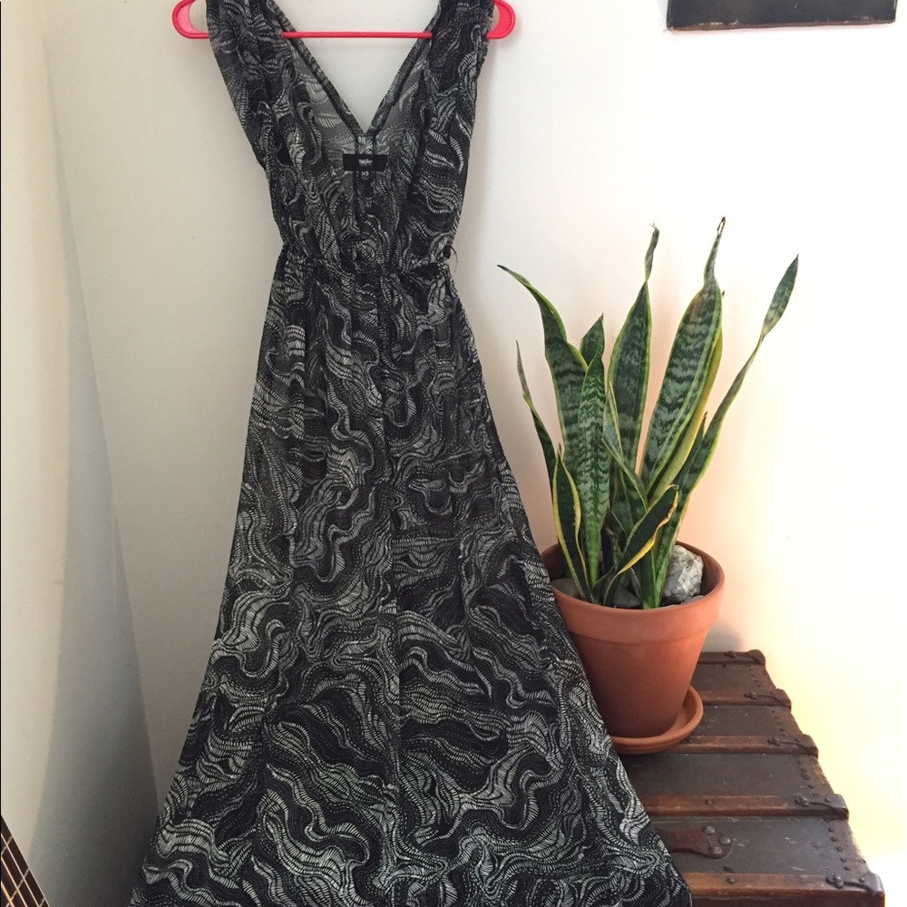 Sheer maxi dress/cover up