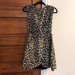 H&M leopard print dress