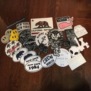**SOLD** 30 Brandy Melville Stickers + 2 special!!