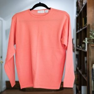 Henri Bendel S Small Wool Sweater in Coral