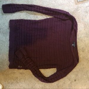 American Eagle purple sweater