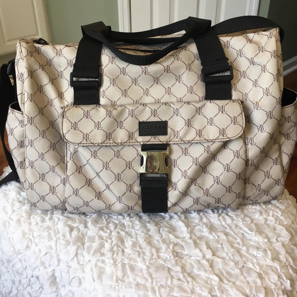 Ralph Lauren signature vinyl duffle/travel bag