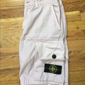 Stone Island Bermuda Pink Shorts