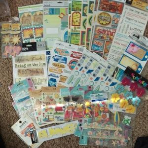Huge Lot of Summer themed Stickers