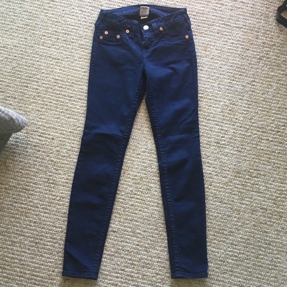 Authentic Blue True Religion Skinny Jean