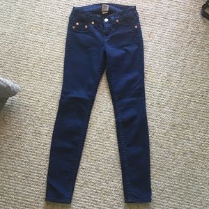 Authentic Blue True Religion Skinny Jean