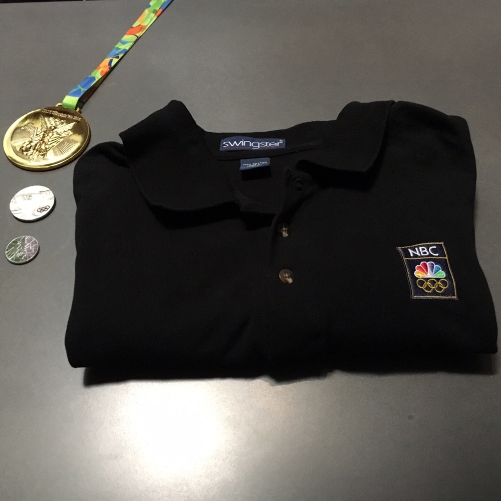 Black NBC Olympics polo