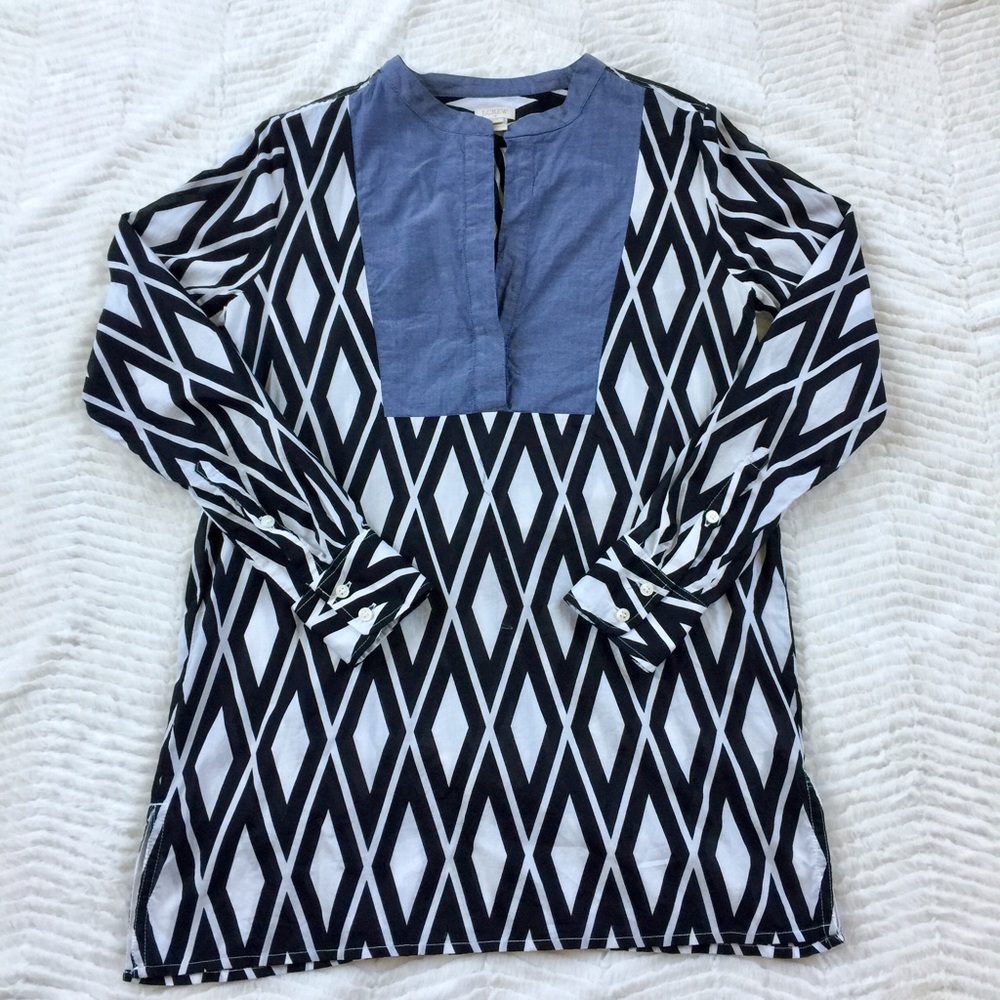 J. Crew Patterned Tunic - Picture 2 of 6