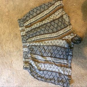 forever 21 patterned shorts