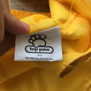 top paw raincoat