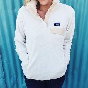 Patagonia white pullover
