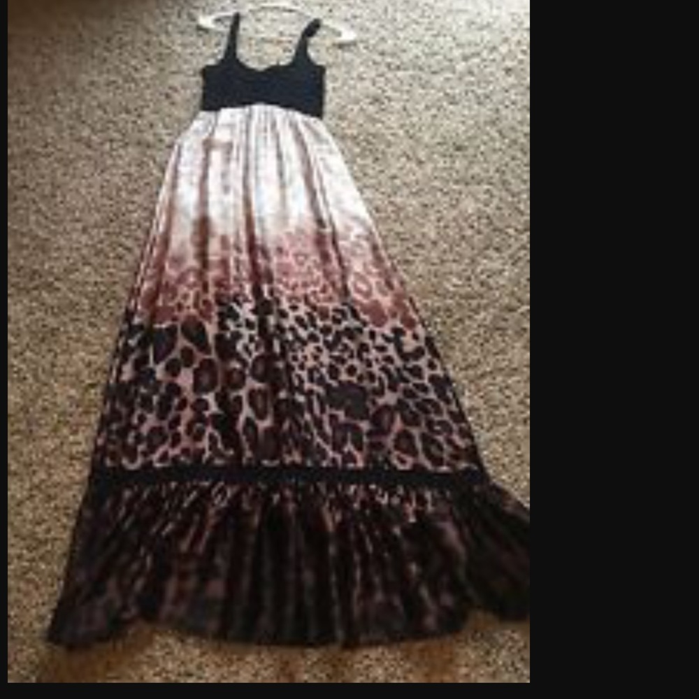 BEBE Silk maxi dress