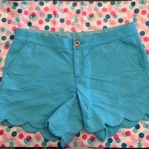 Lilly pulitzer buttercup scallop shorts