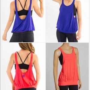 Workout tanks with built-in bra (bundle)