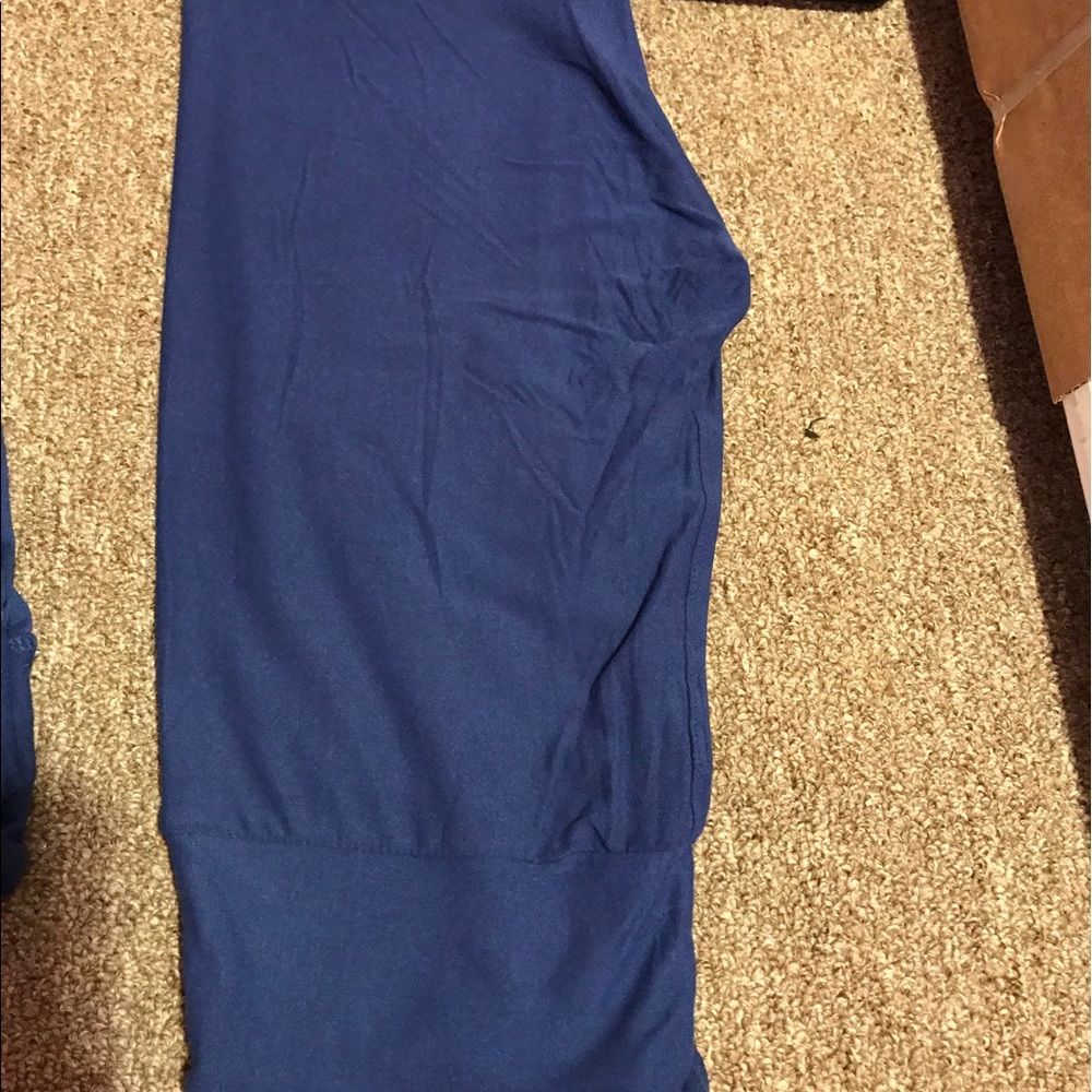 Navy/dark royal blue lularoe leggings