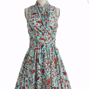 SALE! Vintage Inspired Retrolicious Red Bird Dress