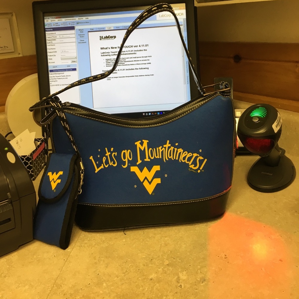 WVU purse