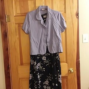 Floral dress with top