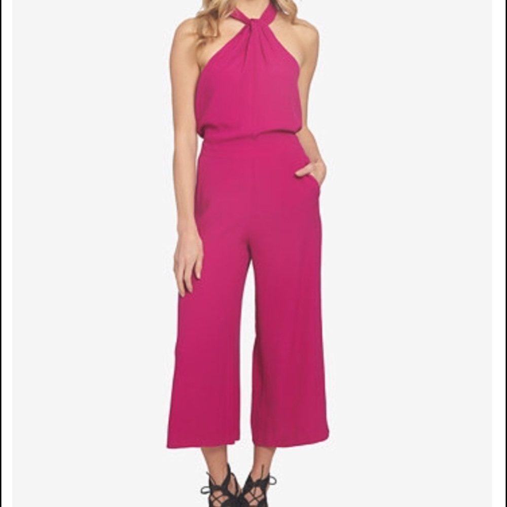 Cropped Halter Jumpsuit