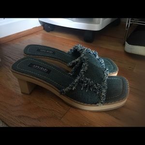 Demin sandals