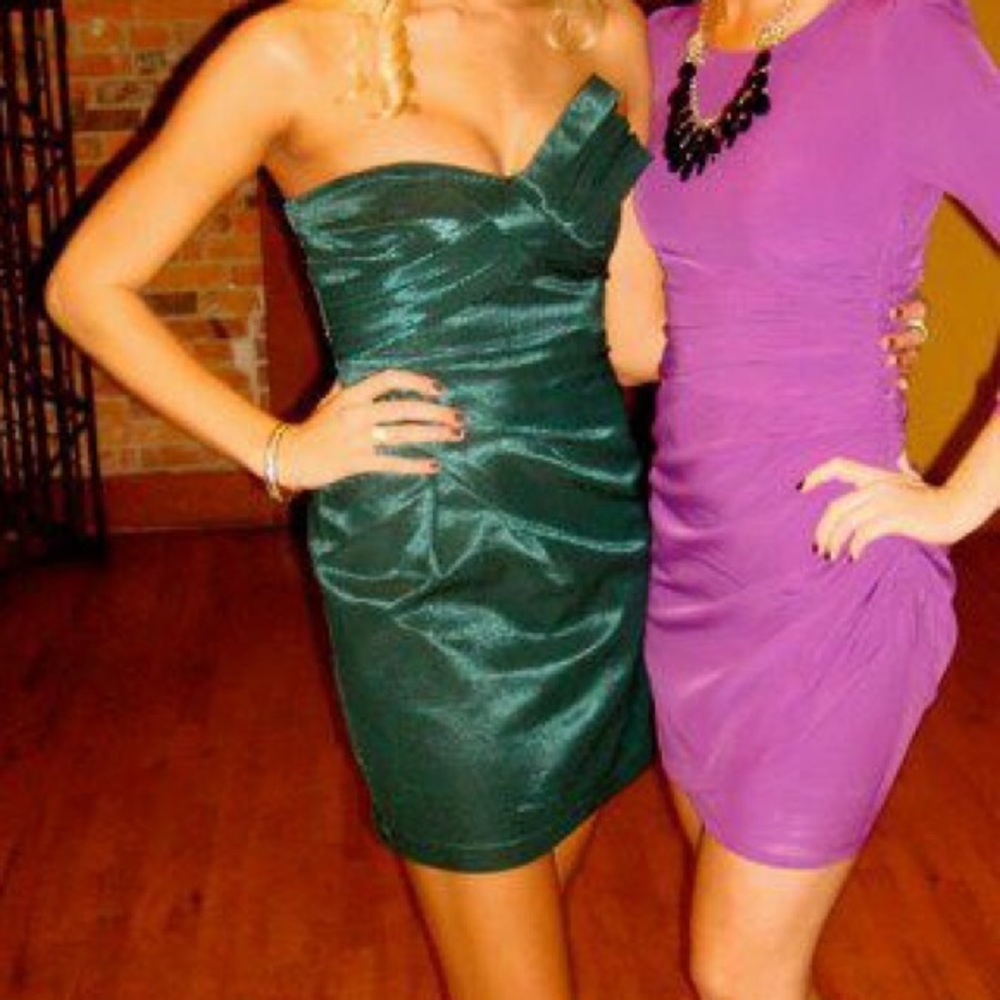 Hunter green dress