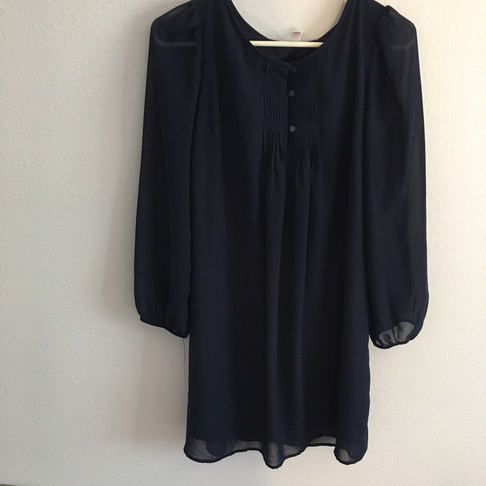 Navy Shift Dress