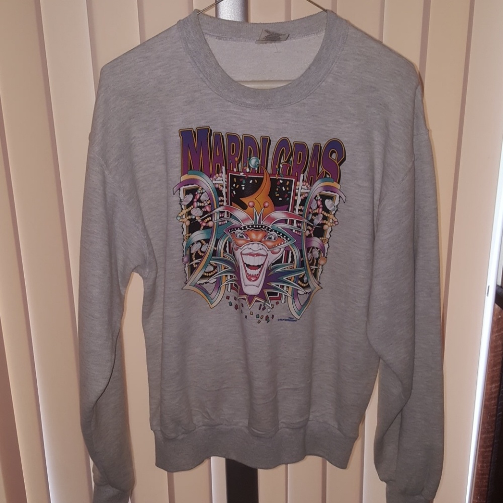 NU-BLEND MARDI GRAS SWEATSHIRT