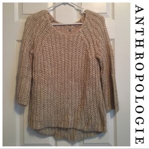 Anthro knitted and knotted sweater