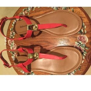 Style & Co. Coral T-strap sandals size 7M