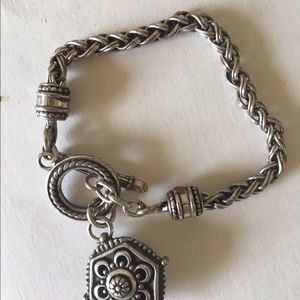 Charmed sterling silver bracelet