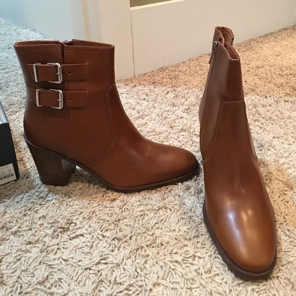 J. Crew chester brown Dean ankle boots 9 NIB