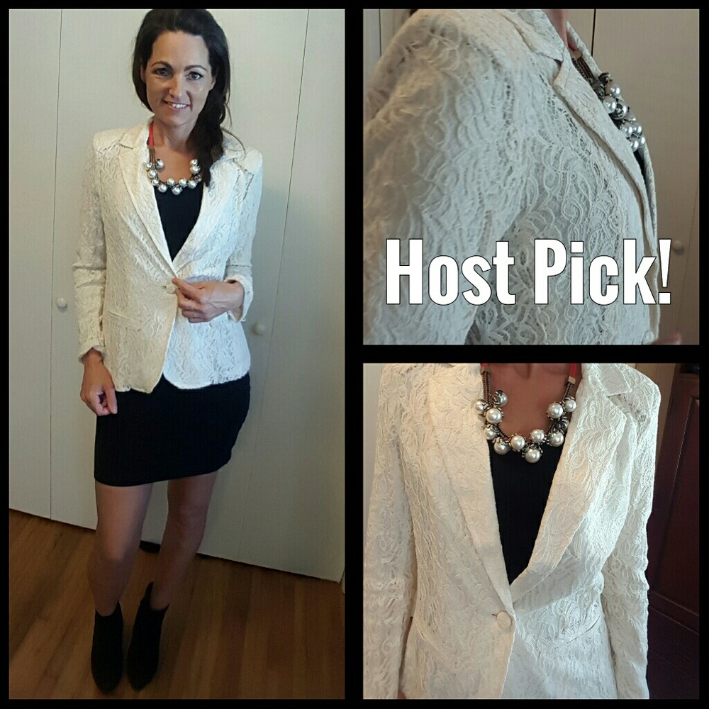 BOGO ♨HP!♨Romantic Chic🌹 Lace Blazer