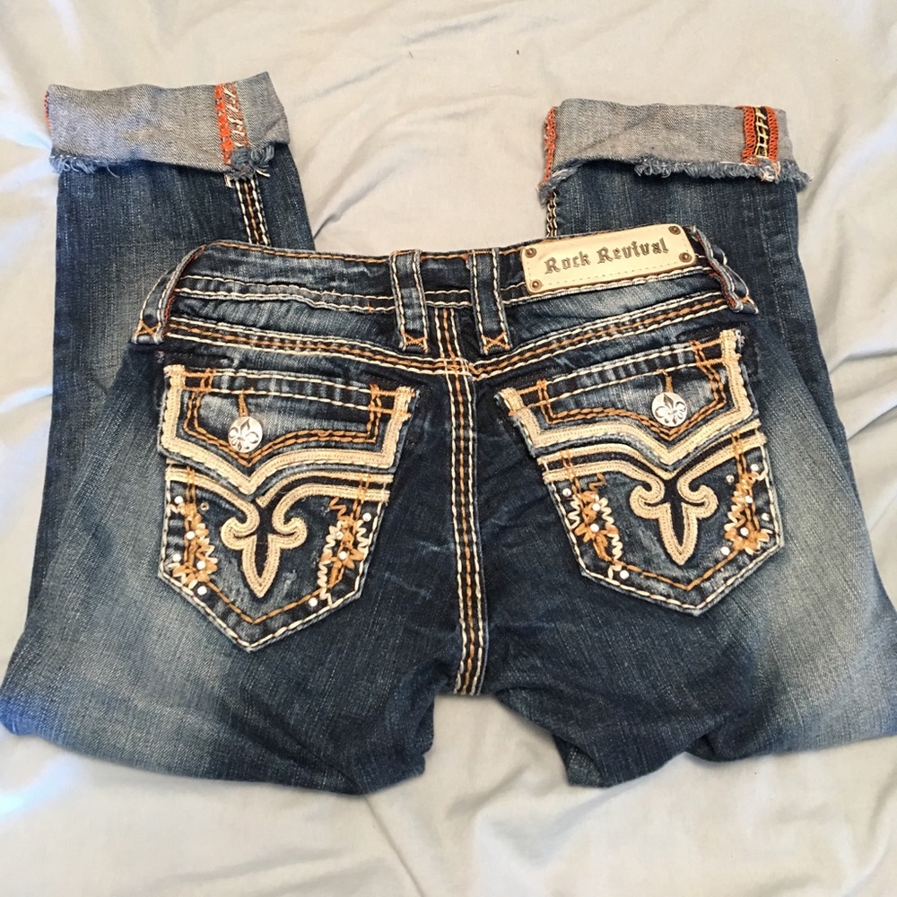 Rock revival capris