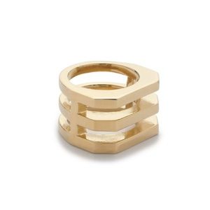 J Crew Sliced Ring Size 6