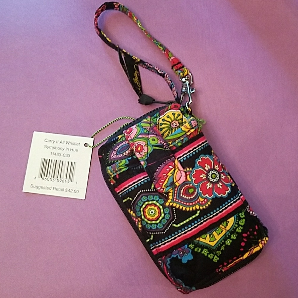 NWT Vera Bradley wristlet Symphony in Hue