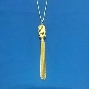 Long leopard necklace