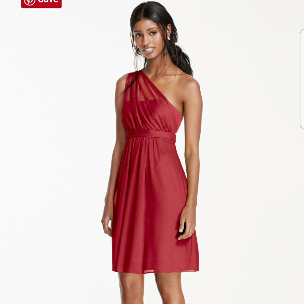 One shoulder bridesmaid/prom/party dress