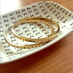 J Crew | Classic Gold Hoop Earrings