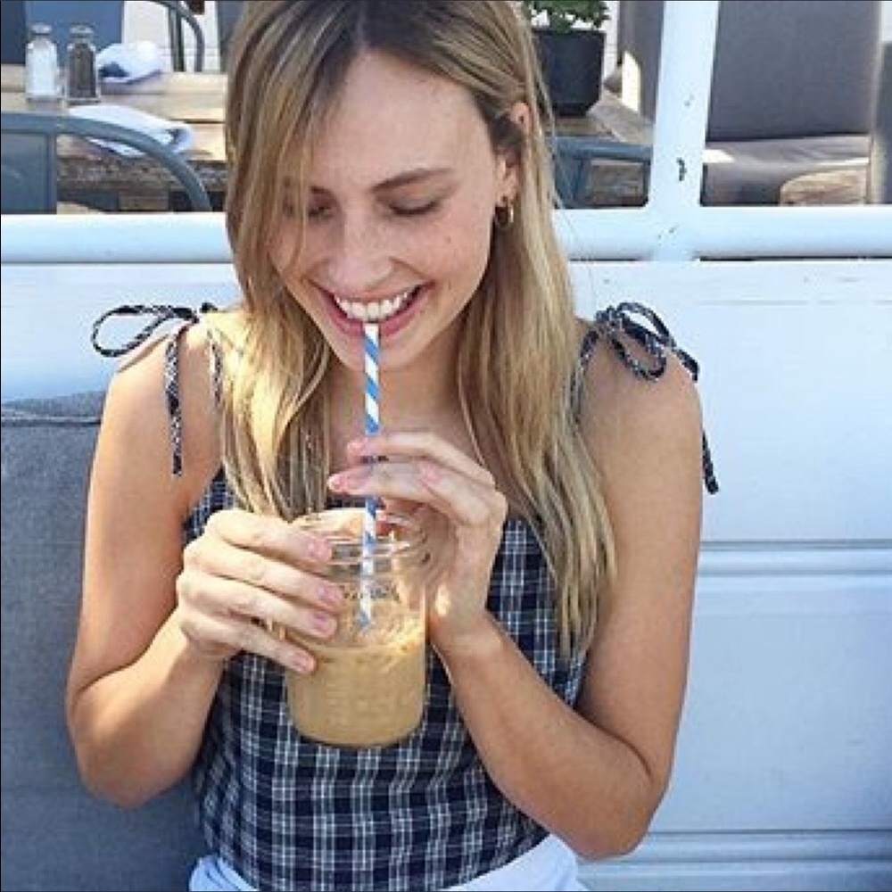 Brandy Melville Plaid Top