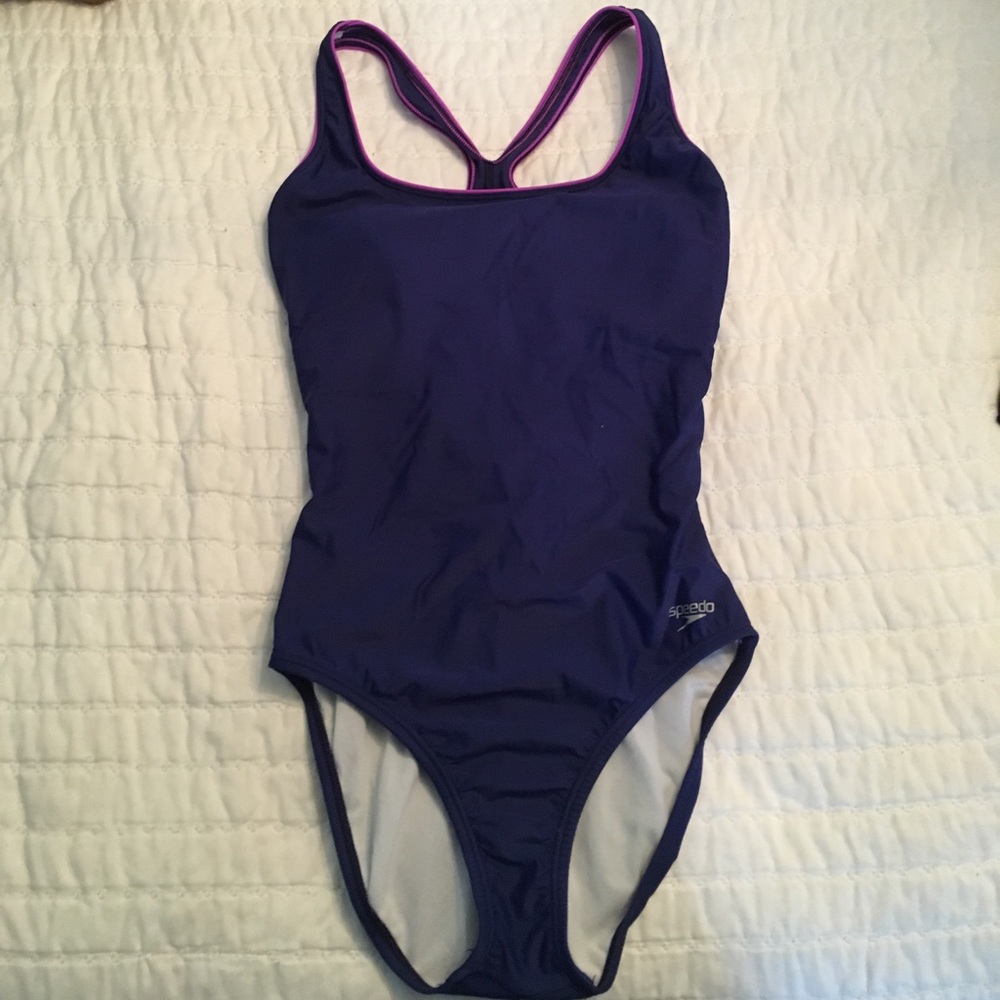Speedo One Piece Bathing Suit Sz 8