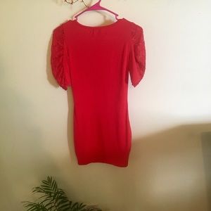 Forever 21 lace sleeved dress